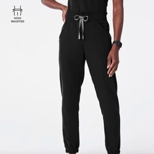 FIGS | Regina High Waisted Jogger Scrub Pant | Black